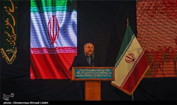 رئیس مجلس در رشت: ایران به برکت حضور مردم در صحنه جزو 10کشور برتر دنیا از نظر توان نظامی است